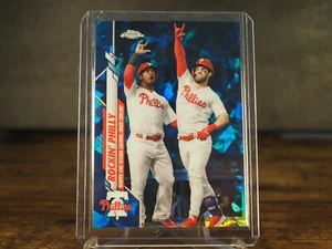 Carta Baseball 2020 Topps Chrome Update Sapphire Rockin Philly Bryce Harper U-74 - Foto 1 di 1