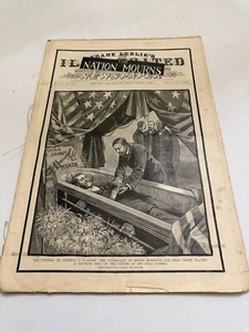August 8 1885 Frank Leslie's Illustrated Newspaper Funeral Of General Grant - Picture 1 of 5