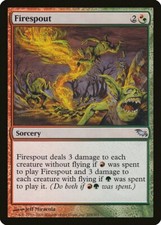 Firespout Shadowmoor HEAVILY PLD Red Green Uncommon MAGIC MTG CARD ABUGames