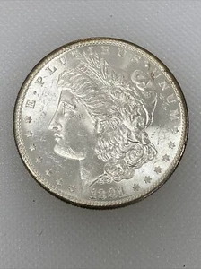 1881 s morgan silver dollar bu Q1 - Picture 1 of 2