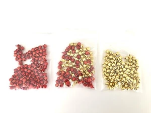 Pack of 100 Mini Jingle Bells Tiny Christmas Craft Bells. Red, gold or mixed - Picture 1 of 6