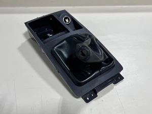 Fits 08-15 Mitsubishi Lancer Shifter Gear Trim Black OEM Tray Manual W/Boot - Picture 1 of 3