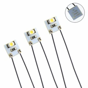 4x Cold White Pre-wired 12-18V Mini LED Model Railway Cab Light Building Car LD2 - Picture 1 of 3