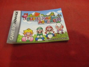 Super Mario Advance Game Boy Advance GBA Instruction Manual Booklet ONLY - Picture 1 of 1