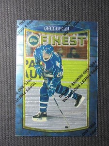 1994-95 NHL Topps Finest #1 Peter Forsberg NM Quebec Nordiques unpeeled *1*