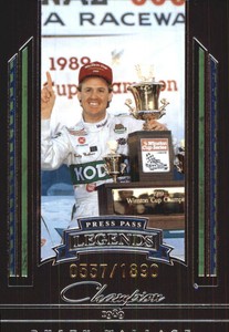 2005 Press Pass Legends Blue #38B Rusty Wallace C /1890