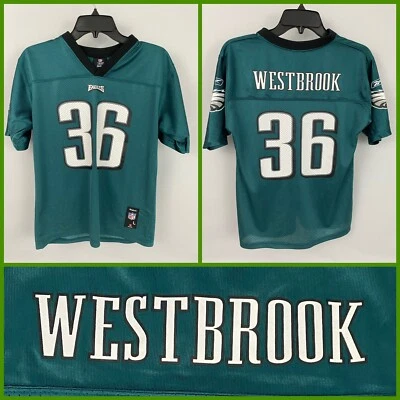 Детская футболка BRIAN WESTBROOK Philadelphia Eagles зеленая Reebok молодежная - большая 14–16 - Изображение 1 из 4