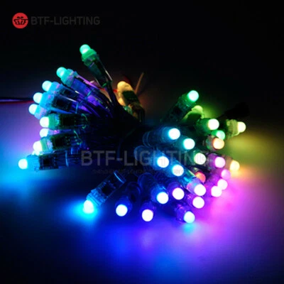 50-300Pcs WS2811 IC RGB Digital LED Pixel Module String Round Light IP68 DC5V - Bild 1 von 4