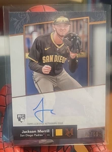 2024 Topps Museum Collection Jackson Merrill Rookie Card Archival Auto #/ 50 - Bild 1 von 2