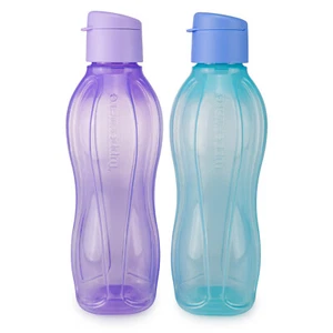 Tupperware EcoEasy Flasche 750 ml Trinkflasche Flieder + Blau Clipverschluss - Bild 1 von 1