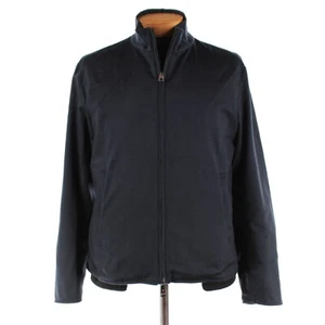 Kired Kiton NWT Kitr Cashmere Reversible Jacket Size 50 (M US) In Blue & Black - Picture 1 of 13