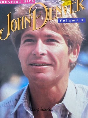 John Denver Greatest Hits Volume 3 Songbook Music, Lyrics Guitar Chord Boxes - Image 1 of 4