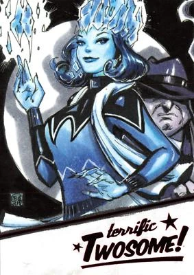 DC Comics Bombshells II TERRIFIC TWOSOME Insert T7 / KILLER FROST & THE PENGUIN - Image 1 of 2