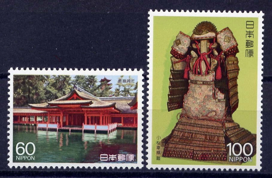 JAPAN Sc#1747-8 1988 3rd National Treasure Series - 4 MNH - Image 1 of 1