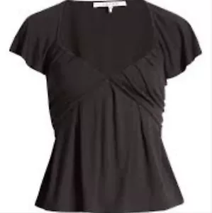 Frame Shirred Volant Top in Nior XS - Bild 1 von 4