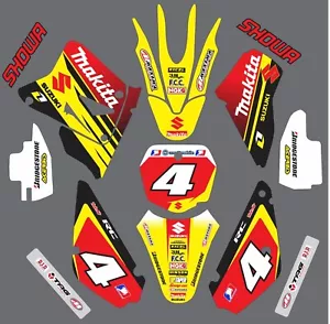 Graphics for 2002-2020 Suzuki RM85 RM 85 Shroud Decal Kit motocross - Foto 1 di 1