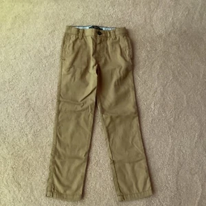 MINI BODEN KIDS KHAKI PANTS, 7, 4 POCKET, ZIP FLY, INSIDE ADJUSTABLE WAISTBAND - Picture 1 of 4