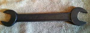 Llave vintage Bridgeport de extremo abierto 16 mm x 19 mm (5/8"" X 3/4") hecha en EE. UU. - Imagen 1 de 7