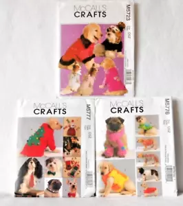 MCCALL'S HUNDEKOSTÜM MUSTER - M5723, M5776 & M5777 - NEU IN VERPACKUNG! - Bild 1 von 1