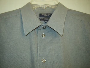 DOCKERS MEN'S GRAY DRESS SHIRT SIZE 16-16 1/2 32/33 LARGE - Picture 1 of 6