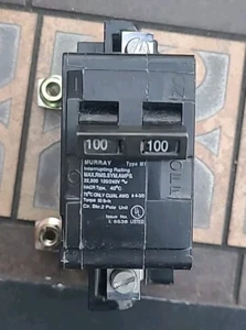 Murray 100 amp Main Breaker ONLY - Picture 1 of 2