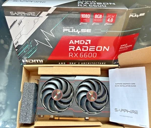 SAPPHIRE PULSE AMD Radeon RX 6600 8Go GDDR6 Carte Graphique GPU - Photo 1/24