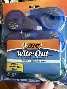 Wite-out BRAND EZ Correct Correction Tape 6 Stück - Bild 1 von 2