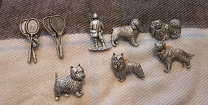 Collection Of a r brown pewter Pins Joblot Bundle Of Pin Badges Pin Badge - Picture 1 of 2