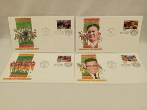 US First Day Issue Covers - Lot of 8 Covers 1997 FOOTBALL COACHES  (FDC267) - Picture 1 of 2