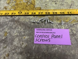SAMSUNG ELEC. Juego de 8 tornillos para panel de control SECADORA DV361EWBEWR/A3 - Imagen 1 de 13