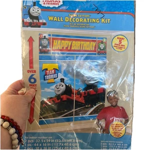 Thomas The Tank Engine Scene Setter Photo Background Poster 5 Count Birthday ... - Picture 1 of 9