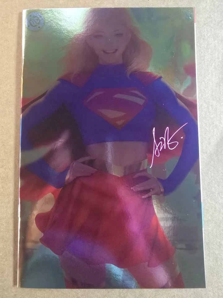 SUPERGIRL #1 DC 2025 FOIL VARIANT SIGNED ARTGERM LAU NM W/COA - Image 1 of 1