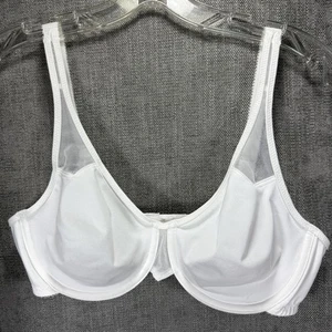 Wacoal BH Damen 38C weiß Bügel ungefüttert Mesh Style 65115 vollflächig - Bild 1 von 12