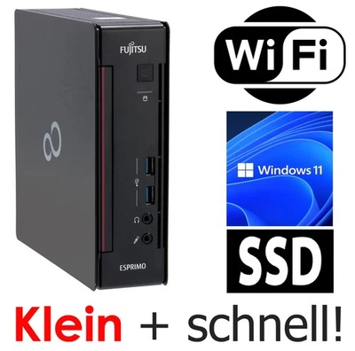 MINI PC Q956 INTEL CPU 8GB DDR4 128GB SSD M.2  RS-232 + WLAN WINDOWS 11 PRO V340 - Bild 1 von 4