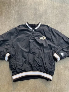 Vintage 90's University Of Colorado Buffaloes Starter Pullover Men’s XL 2 Sided - Picture 1 of 5