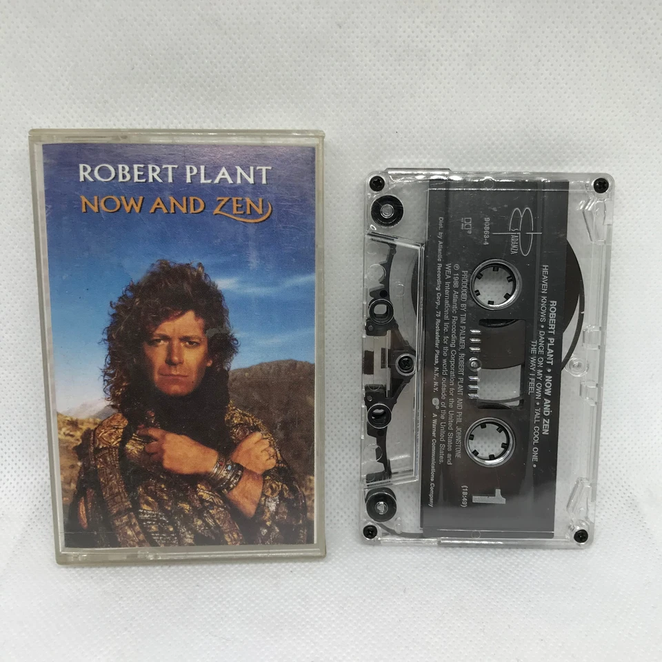 Robert Plant Now And Zen Atlantic 1988 Cassette Tape Tested - Image 1 of 1