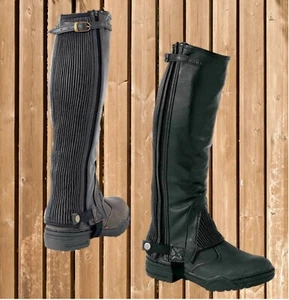 Busse Waden Chaps Victory, Busse Leder Chaps, Chapsletten, Mini Chaps, Leder - Bild 1 von 6