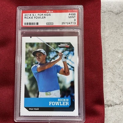 Rickie Fowler 2016 Sports Illustrated For Kids SIFK RC PSA 9 - Image 1 of 2