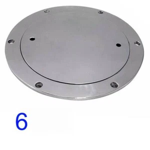 6 Inch Marine Screw Out Deck Plate Inspection Hatch Stainless Steel Access196mm - Picture 1 of 7