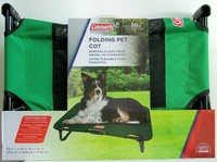 coleman folding dog cot