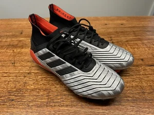 NEW Adidas Predator 19.1 FG football boots soccer silver size 7 BNIB - Bild 1 von 12