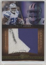 2010 Panini Absolute Memorabilia Spectrum Prime /25 Felix Jones #17 Jumbo Patch