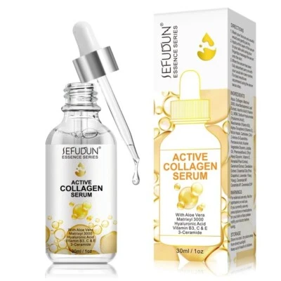 Collagen + Matrixyl 3000 + VC Facial Serum Anti-Aging With VC, B3, E & CERAMIDE  - Image 1 of 4
