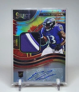 2020 Select Devin Duvernay Tie Dye Rookie Patch Auto /25 - Logo Patch - Picture 1 of 2