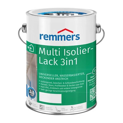 REMMERS MULTI-LACK 3IN1 - 0.375 LTR Deckender Isolierlack Decklack - Bild 1 von 3