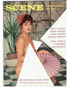 SCENE Men's Magazine Aug. 1961, Ina Garner, Egon Schiele Art, More... - Picture 1 of 3