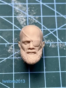 1:4 Nick Fury Director F Head Sculpt Carved For 18" Male Action Figure Body Toys - Picture 1 of 6
