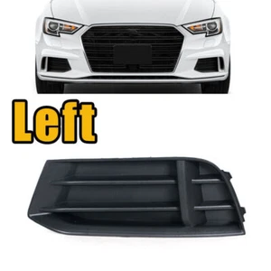 Left Front Bumper Fog Light Lamp Grille Cover Bezel For Audi A3 Sedan 2017-2020 - Picture 1 of 10