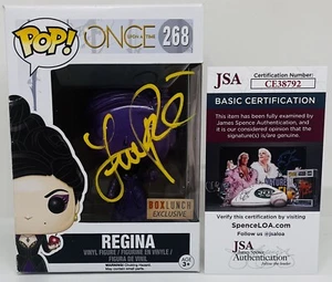 LANA PARRILLA SIGNED REGINA POP FUNKO FIGURE ONCE UPON A TIME BOX LUNCH JSA COA - Picture 1 of 3