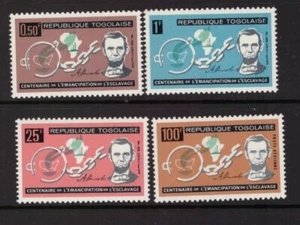 Togo 1963 Slaves Emancipation set mint stamps - Picture 1 of 1